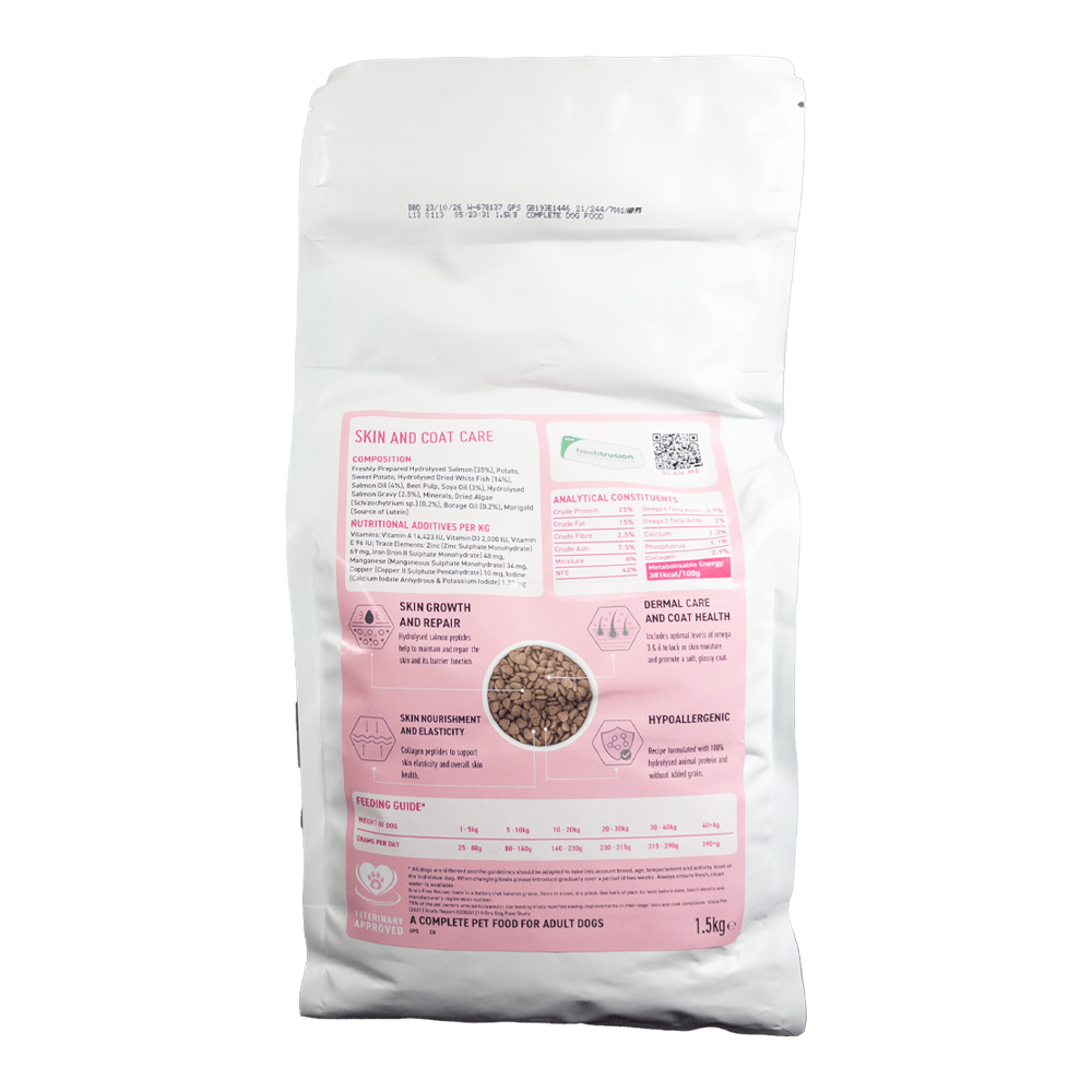 Veterinary Diets Skin and Coat Hydrolysed Dog Food