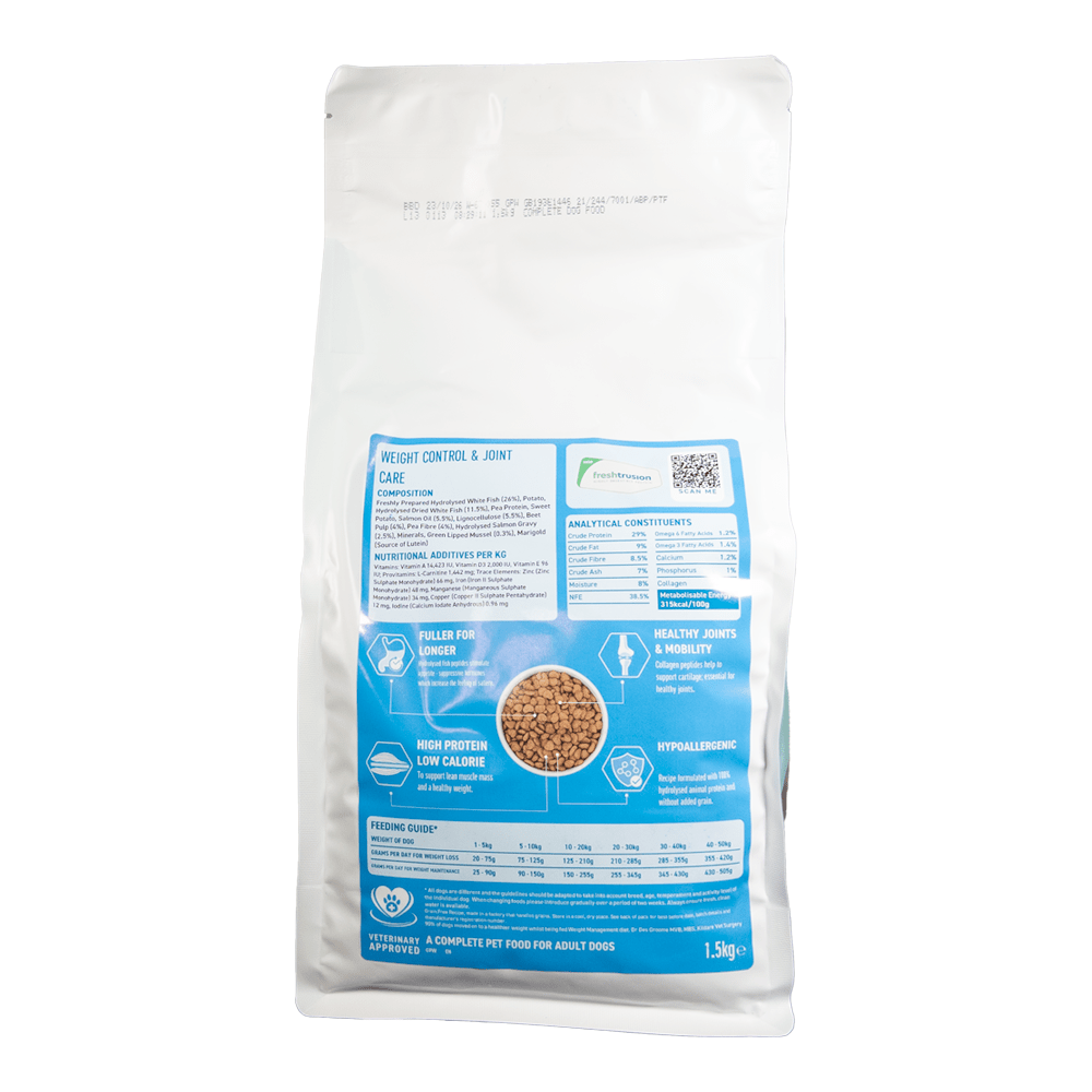 Veterinary Diets Weight Management Hydrolysed Dog Food