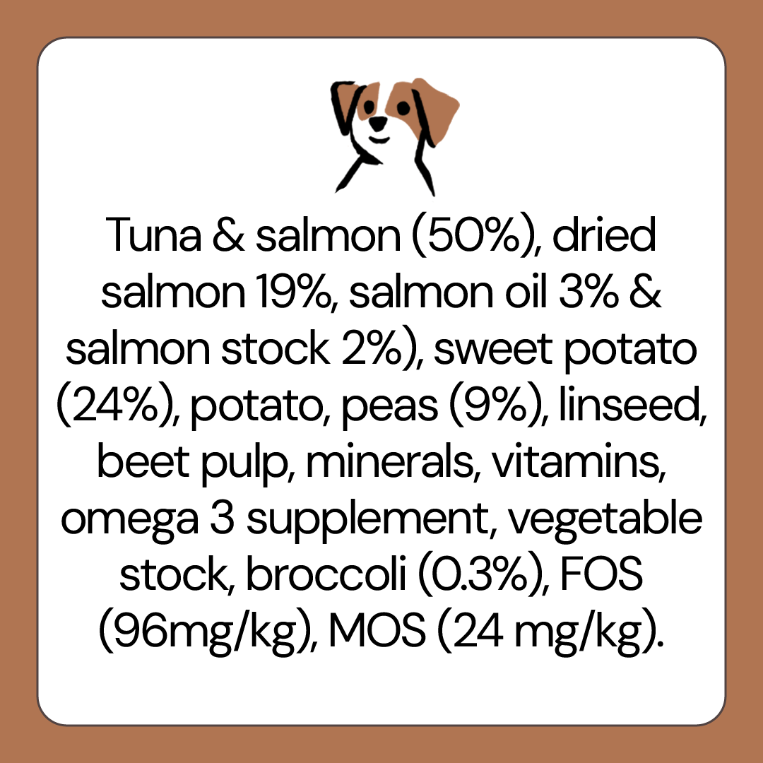 Tuna with Salmon Grain Free Dog Food for Adult Dogs