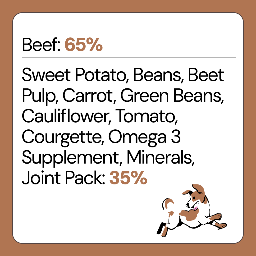 Free Range Beef Grain Free Dog Food for Small Breed Dogs