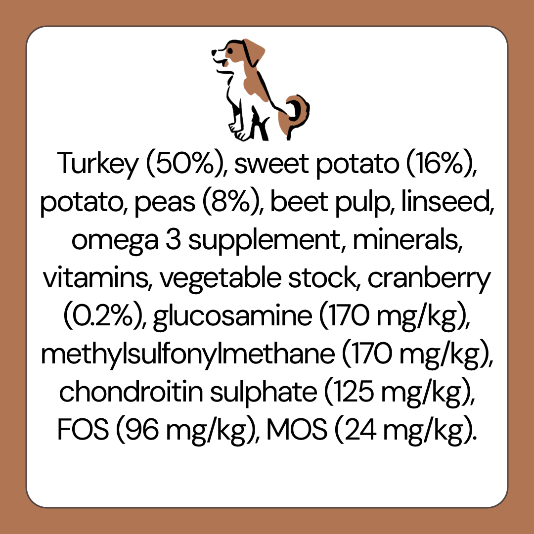 Low Fat Grain Free Dog Food Turkey with Sweet Potato