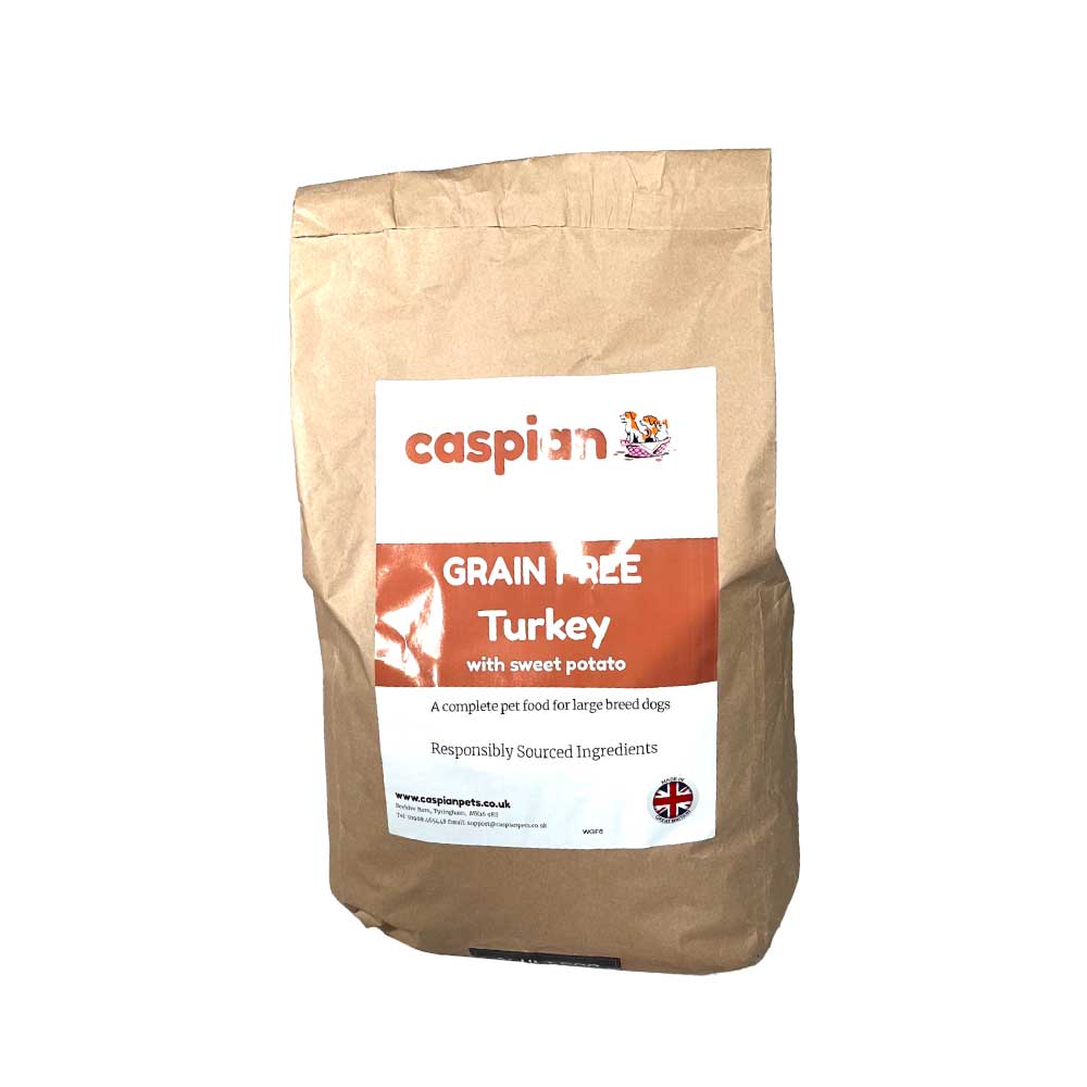 Grain Free Dog Food for Large Breed Dogs Turkey Sweet Potato and Cranberry