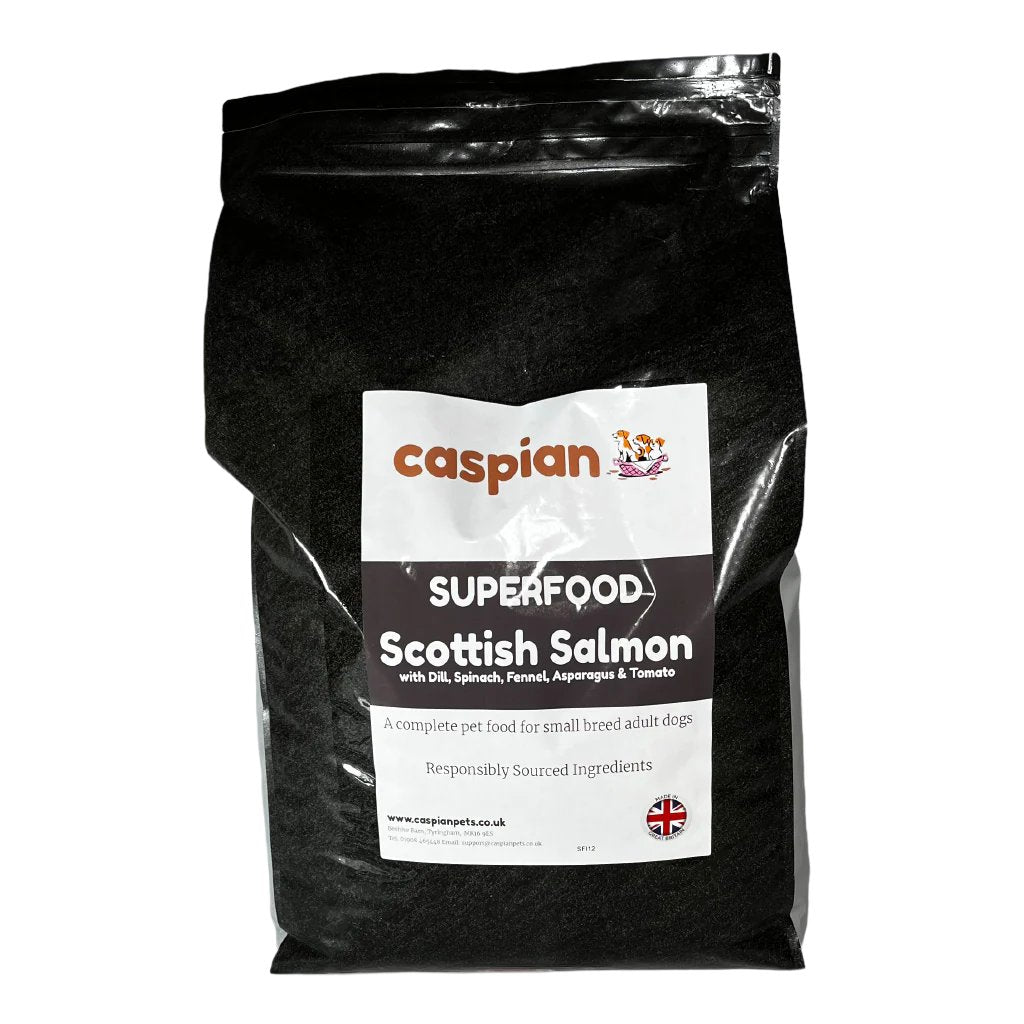 Free Range Salmon Grain Free Dog Food for Small Breed Dogs – Caspian